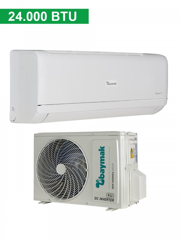 Baymak Elegant Plus Serisi 24000 Btu/h A++ Sınıfı R32 Inverter Split Klima