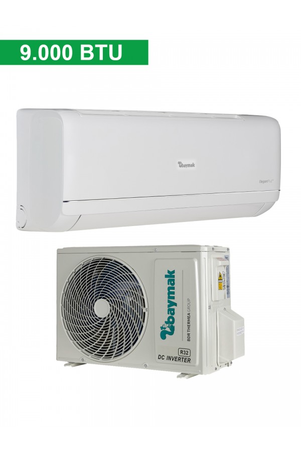 Baymak Elegant Plus Serisi 9000 Btu/h A++ Sınıfı R32 Inverter Split Klima