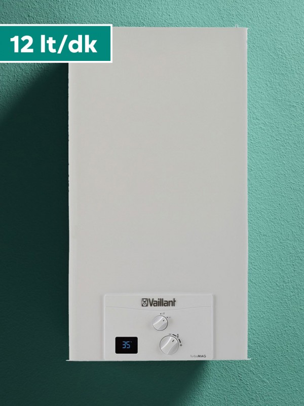 Vaillant TurboMAG 125/1 12 Lt Fanlı Hermetik Şofben