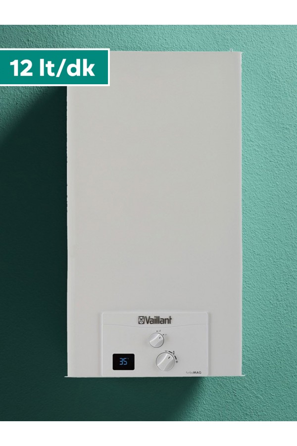 Vaillant TurboMAG 125/1 12 Lt Fanlı Hermetik Şofben