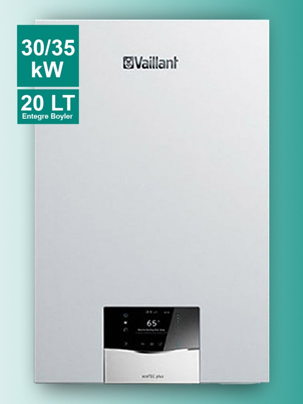 Vaillant ecoTEC Plus 36CS/1-5 (N-TR) 30/35kW Premix Yoğuşmalı Kombi - 20 LT Entegre Boylerli
