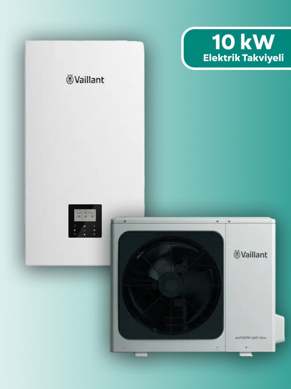 Vaillant aroTHERM Split intro 10 kW Isı Pompası - Elektrikli Takviye Isıtıcılı